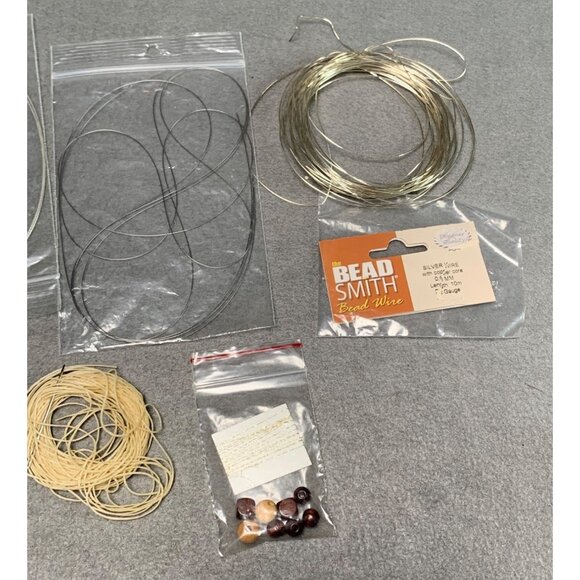 Jewelry Making Kit: Beadsmith Bead Wire Beads Cords & Findings - Picture 6 of 6
